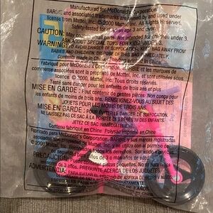 2000 Barbie McDonald’s Happy Meal Toy - Bicycling Barbie      vintage toys girls